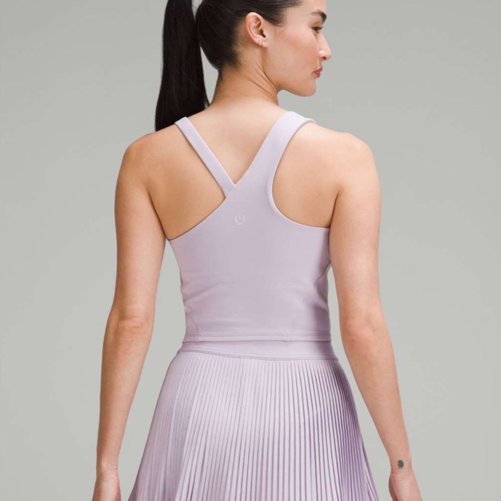 lululemon Asymmetrical Lavender tennis tank LILE